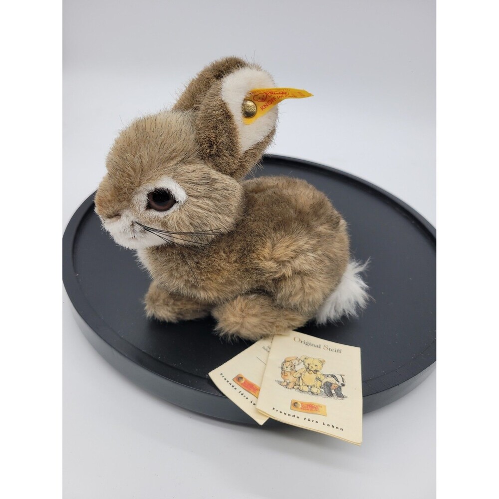 Steiff Knopf Im Ohr Dormili Hase 16 Rabbit 077708 Bunny New with Tags 6.5" Tall